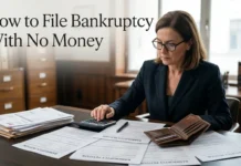 How to File Bankruptcy With No Money