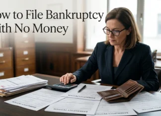 How to File Bankruptcy With No Money When You Cannot Afford the Fees or a Lawyer: A Complete Guide to Filing Options, Fee Waivers, and Free Legal Help How to File Bankruptcy With No Money