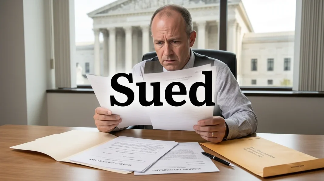 Sued